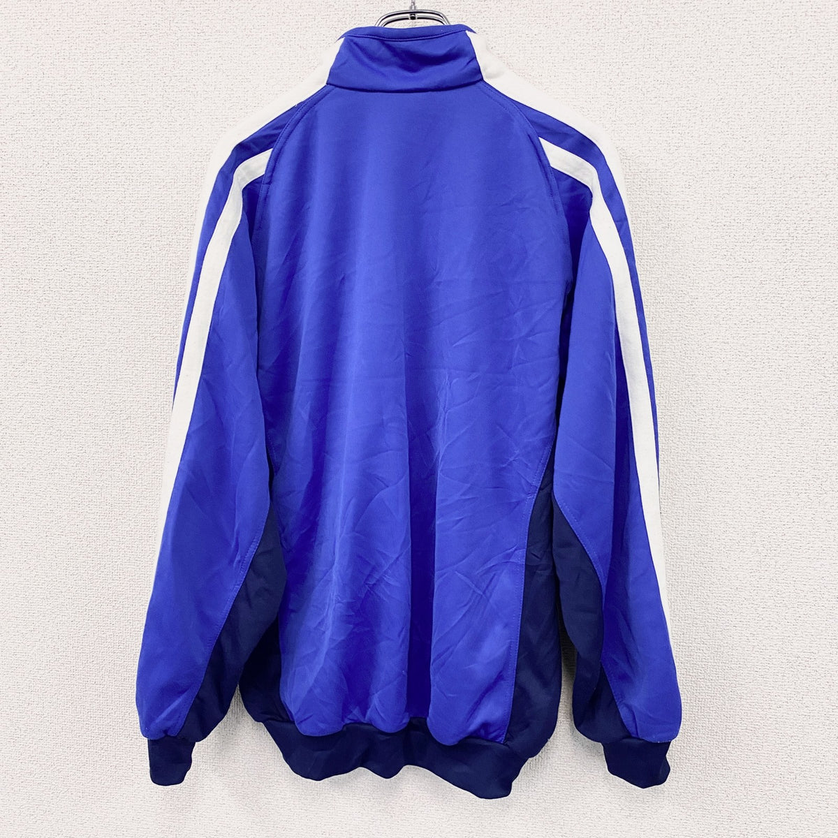 90s～　adidas　アディダス　トラックジャケット/ジャージ　ヴィンテージ　青　ブルー　Lサイズ　古着