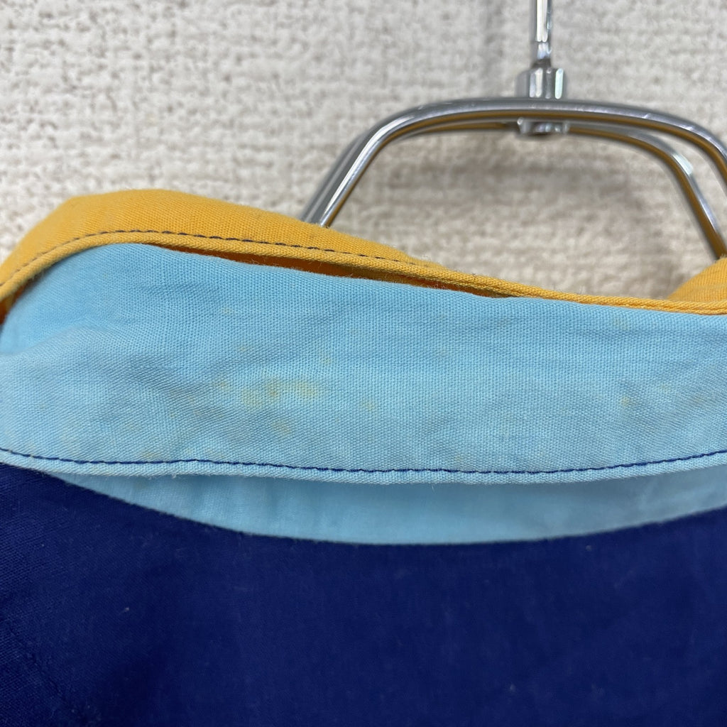 UNITED COLORS OF BENETTON.　ユナイテッドカラーズオブベネトン　半袖シャツ　紺　黄色　水色　ネイビー　イエロー　ライトブルーマルチカラー　4サイズ　古着