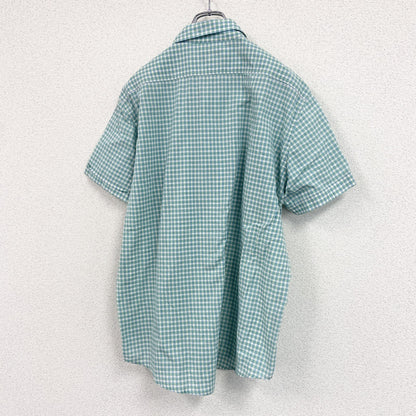 POLO JEANS COMPANY　ポロジーンズ　ラルフローレン　半袖チェックシャツ　緑　グリーン　XLサイズ
