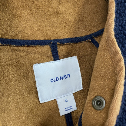 OLD NAVY　オールドネイビー　フリースジャケット/ボアジャケット　紺　ネイビー　XLサイズ