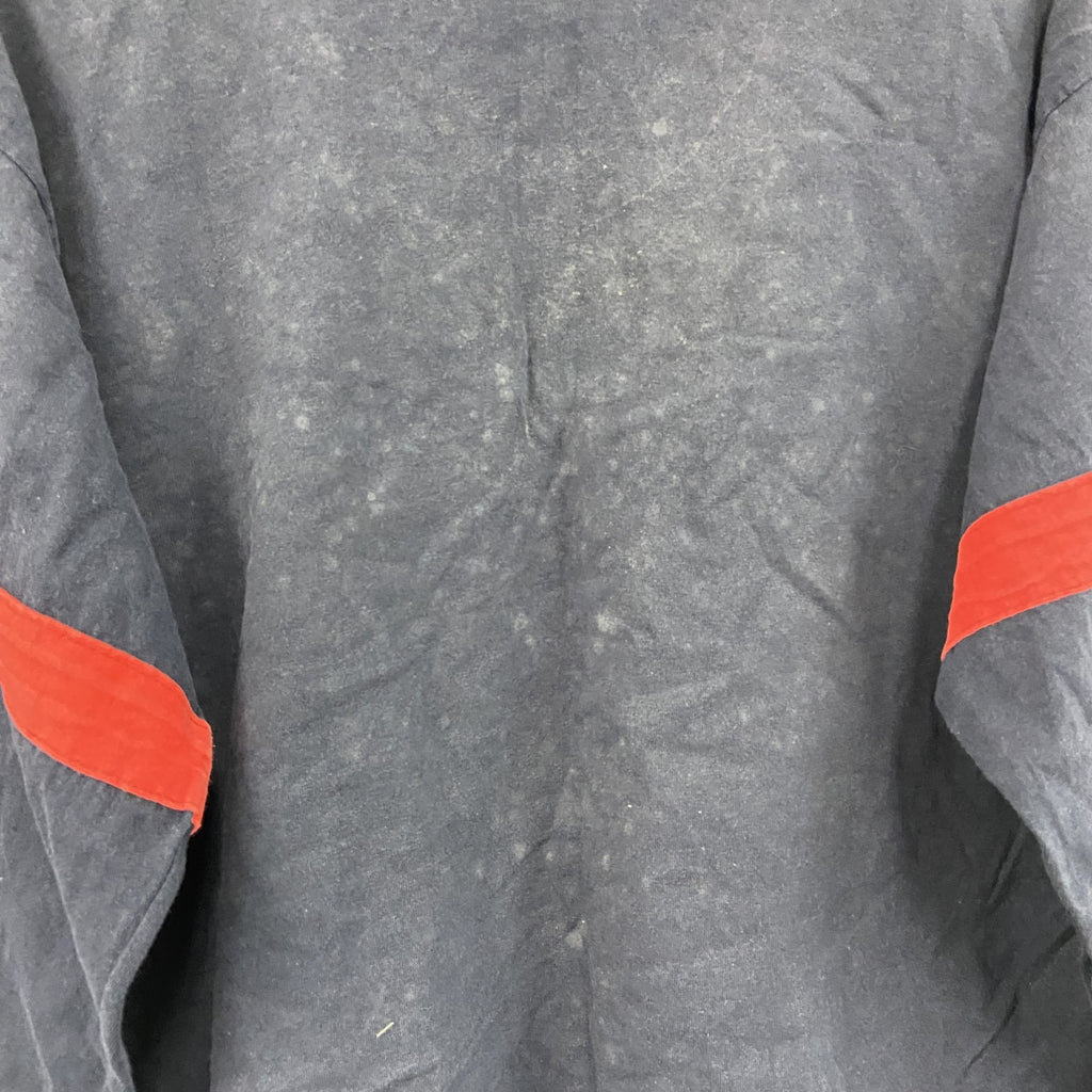 90s　STUSSY　ステューシー　長袖Tシャツ/ロンT　USA製　紺タグ　フェード　紺　ネイビー　Lサイズ　古着
