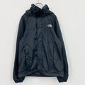 THE NORTH FACE　ザ・ノースフェイス　マウンテンパーカー　比翼仕立て　刺繍ロゴ　黒　ブラック　Sサイズ　古着