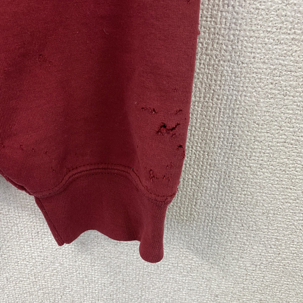 GILDAN　ギルダン　スウェット/トレーナー　赤　レッド　Lサイズ スウェットトップス メンズ コットン 古着