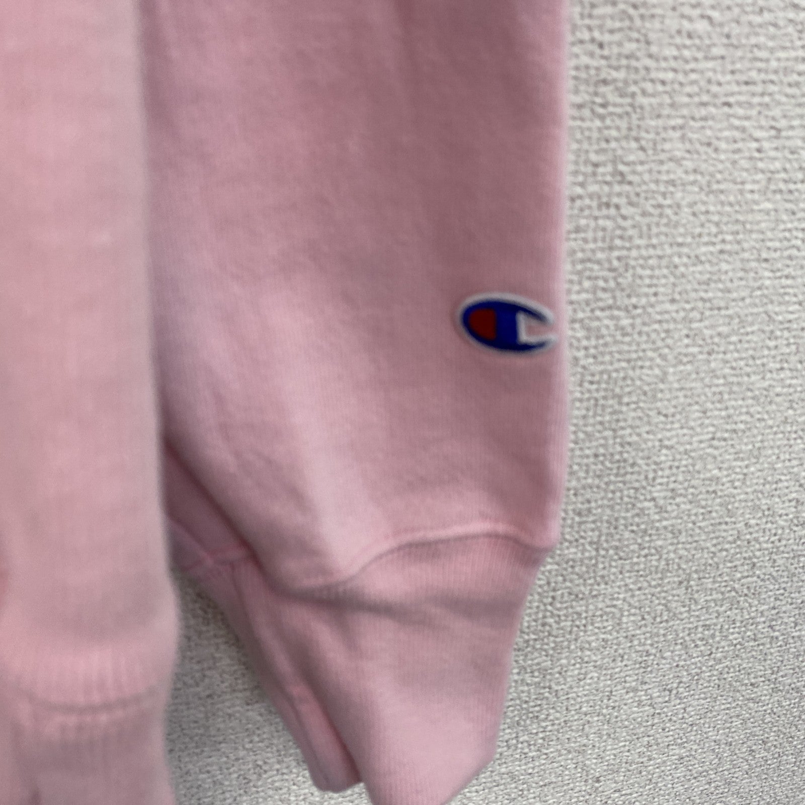 Champion　チャンピオン　リバースウィーブ　スウェットパーカー/フーディー　目無し　ピンク　Lサイズ　古着
