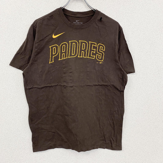 NIKE　ナイキ　ダルビッシュ有　MLB　PADRES　半袖Tシャツ　ユニフォームT　スウッシュ　ブラウン　Lサイズ