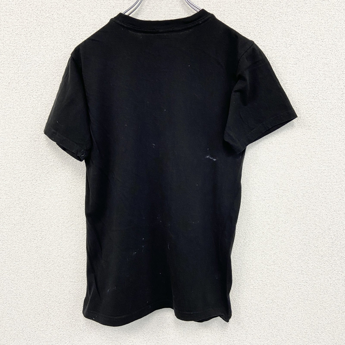 BLACK MATTER　半袖プリントTシャツ　エイリアン　カジュアルデザイン　黒　ブラック　クルーネック　レトロ　Sサイズ　古着