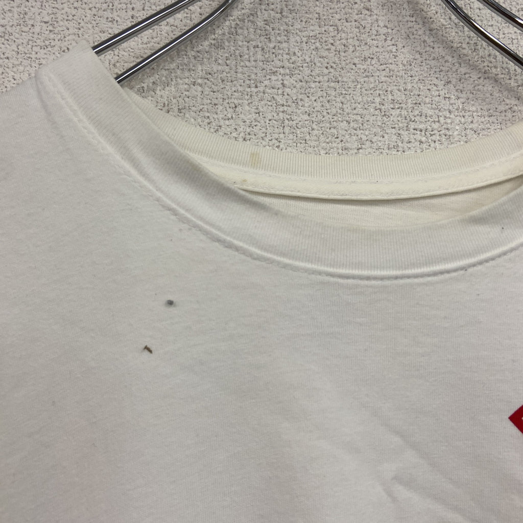 AIR JORDAN　エアジョーダン　PARIS　NIKE　ナイキ　半袖Tシャツ　デカロゴ　白　ホワイト　Lサイズ　　古着