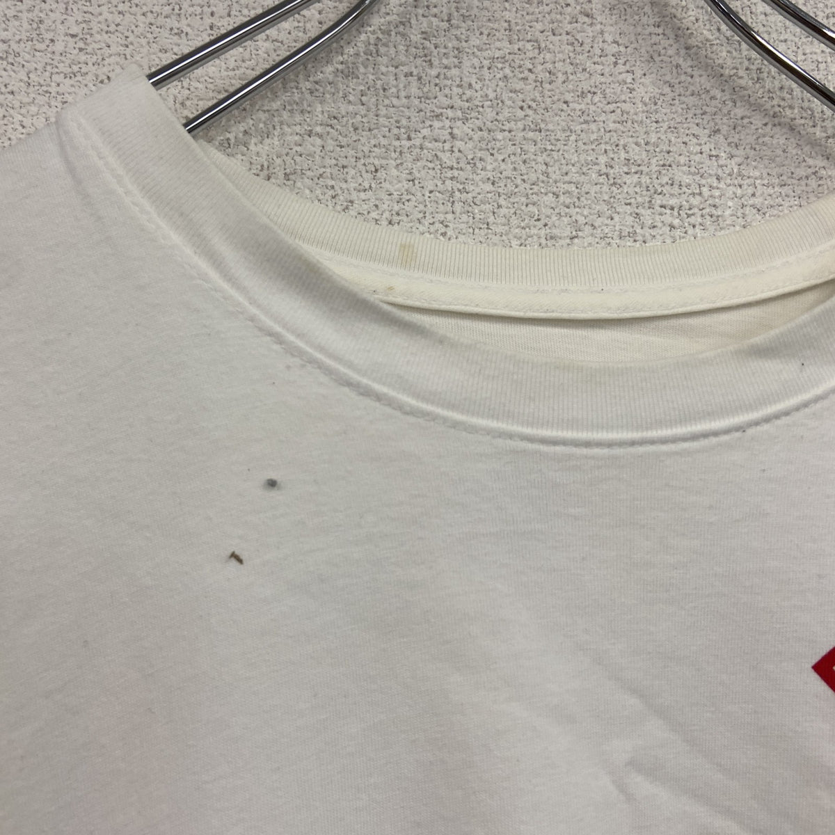 AIR JORDAN　エアジョーダン　PARIS　NIKE　ナイキ　半袖Tシャツ　デカロゴ　白　ホワイト　Lサイズ　　古着