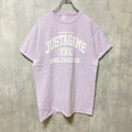 GILDAN　ギルダン　半袖ロゴプリントTシャツ　クルーネック　FIELDHOUSE　薄紫色　パープル　Mサイズ　古着