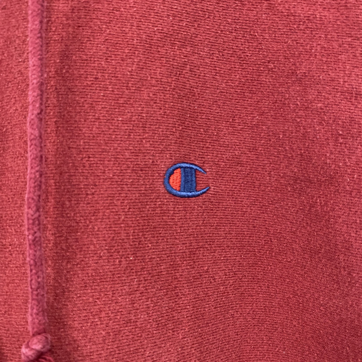 Champion　チャンピオン　リバースウィーブ　スウェットパーカー/フーディー　目無し　赤　レッド　Sサイズ　古着