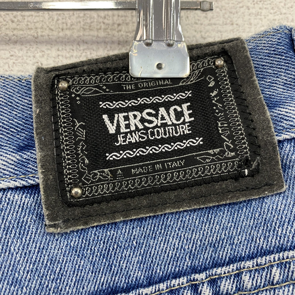 VERSACE　ヴェルサーチ　デニムパンツ/ジーンズ　ジップフライ　インディゴ　W32サイズ　古着