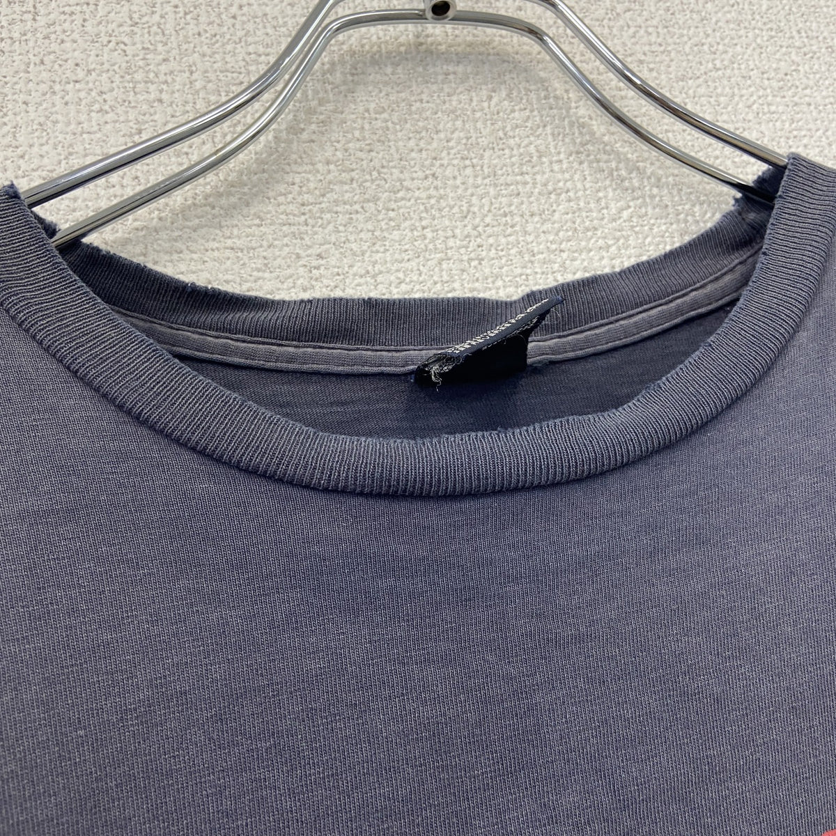 Polo by Ralph Lauan　ラルフローレン　半袖プリントTシャツ　フェード　紺　ネイビー　Lサイズ　古着