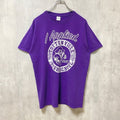 GILDAN　ギルダン　半袖プリントTシャツ　クルーネック　トッテンビルハイスクール　紫　パープル　Mサイズ　古着