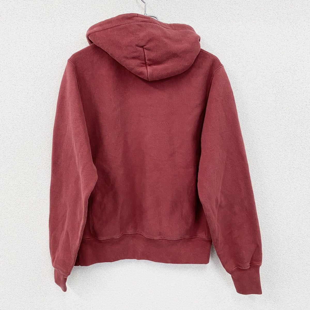 Champion　チャンピオン　リバースウィーブ　スウェットパーカー/フーディー　目無し　赤　レッド　Sサイズ　古着