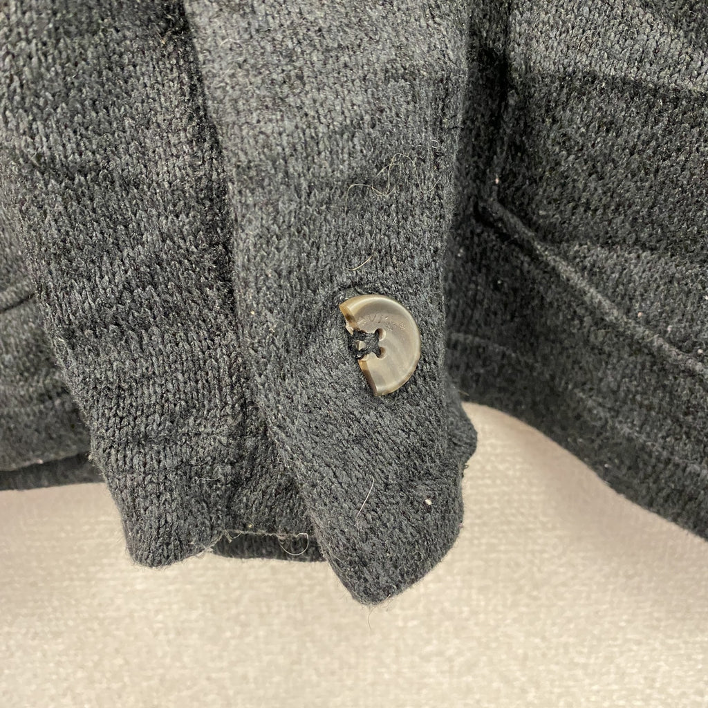 Levi’s　リーバイス　ショールカラーニットカーディガン　グレー　灰色　Lサイズ　古着