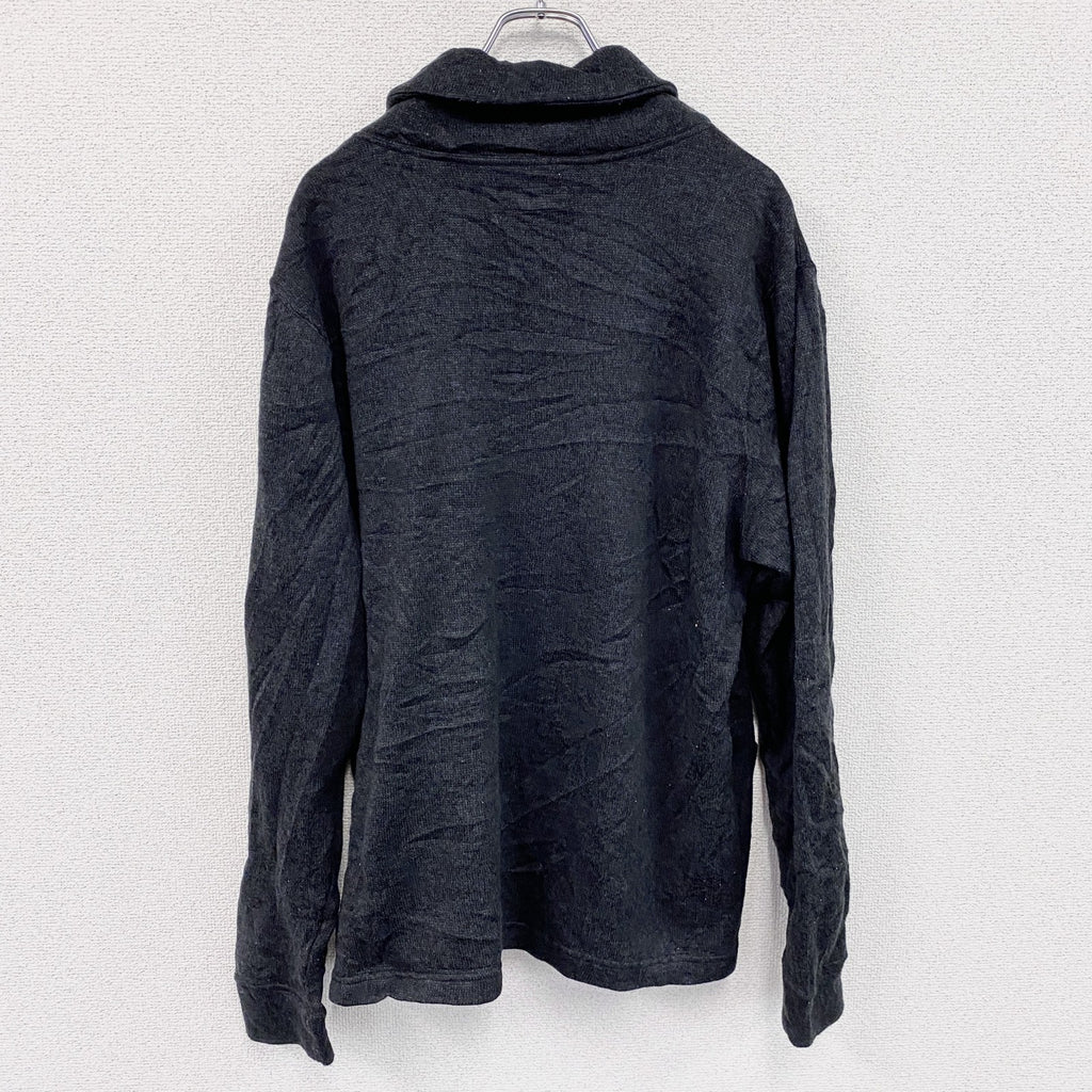 Levi’s　リーバイス　ショールカラーニットカーディガン　グレー　灰色　Lサイズ　古着