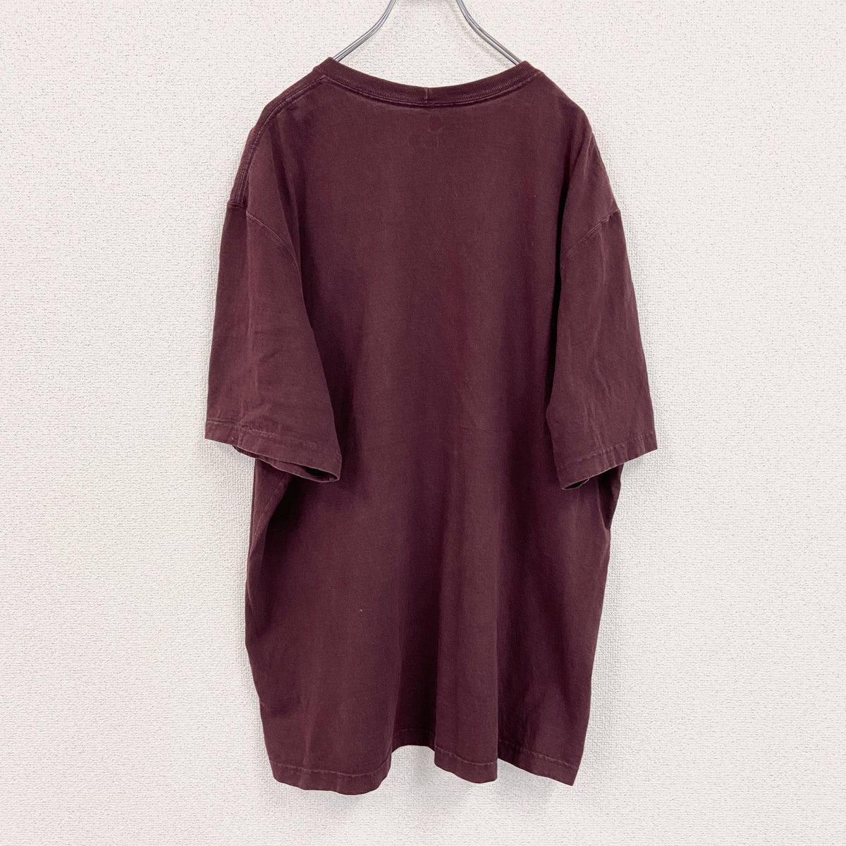 Carhart　カーハート　半袖Tシャツ　ボルドー　カシスレッド　XLサイズ　　古着
