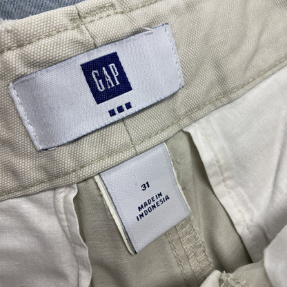 GAP　ギャップ　カーゴショートパンツ　ハーフパンツ/ショートパンツ　白　ホワイト　W31サイズ