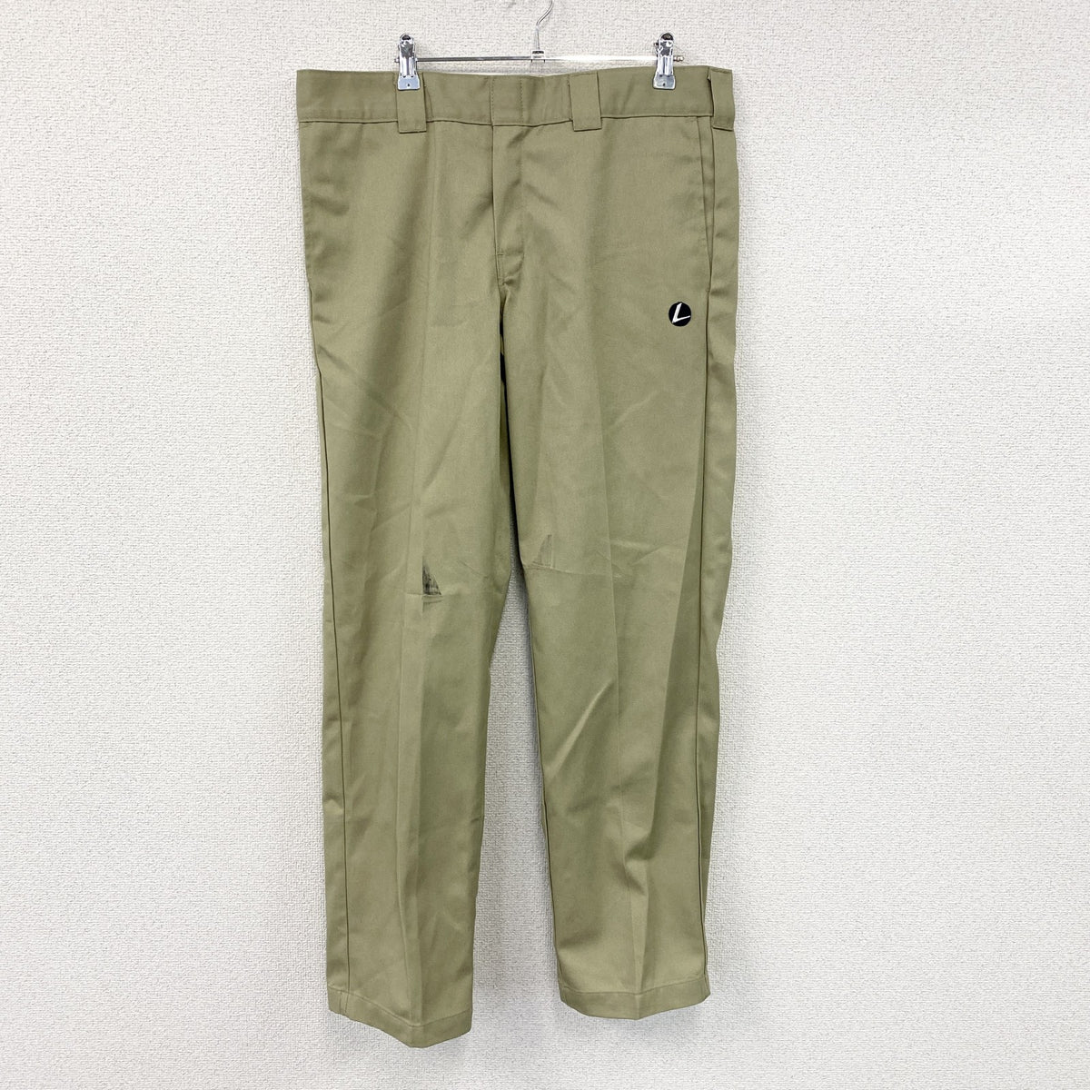 Dickies　ディッキーズ　ワークパンツ/チノパンツ　ジップフライ　ベージュ　W34サイズ メンズ コットン ポリエステル 古着