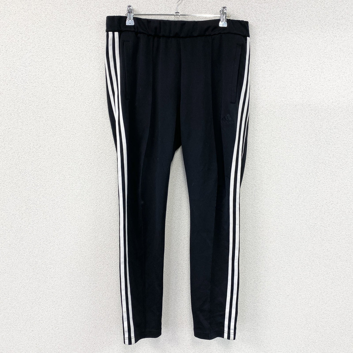adidas　アディダス　AEROREADY　トラックパンツ/トレーニングパンツ　黒　ブラック　Oサイズ　古着