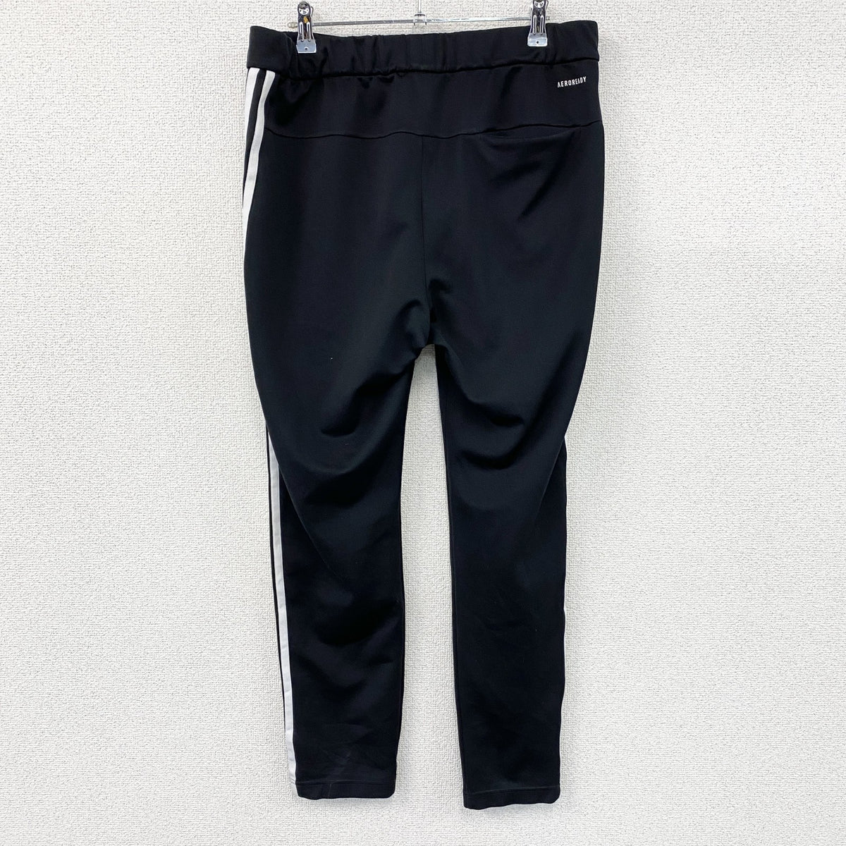 adidas　アディダス　AEROREADY　トラックパンツ/トレーニングパンツ　黒　ブラック　Oサイズ　古着