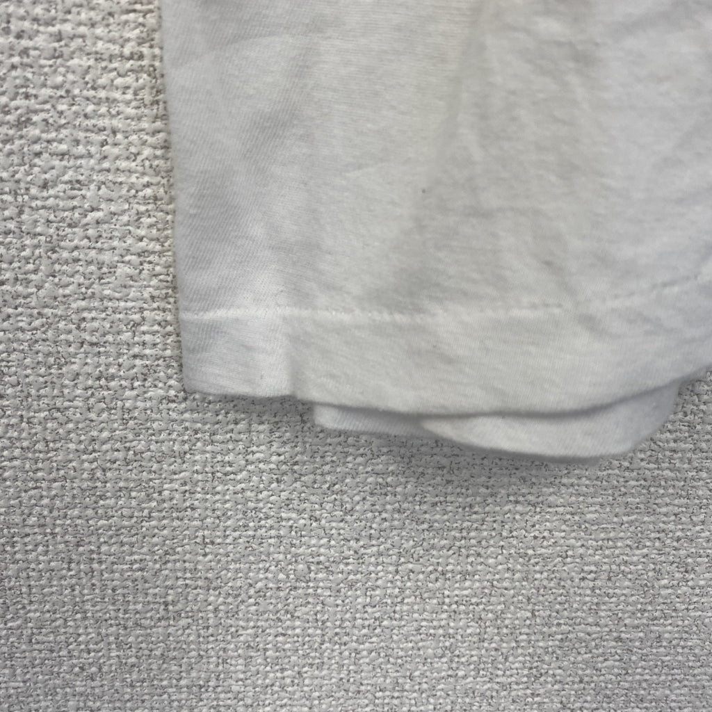 90s　半袖プリントTシャツ　シングルステッチ　ヴィンテージ　エジプト　クルーネック　レトロ　白　ホワイト　　古着