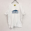 Eddie Bauer　エディーバウアー　半袖Tシャツ　デカロゴ　白　ホワイト　Lサイズ カットソー メンズ コットン 古着
