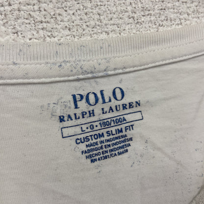 POLO Ralph Lauan　ラルフローレン　半袖Tシャツ　白　ホワイト　Lサイズ　