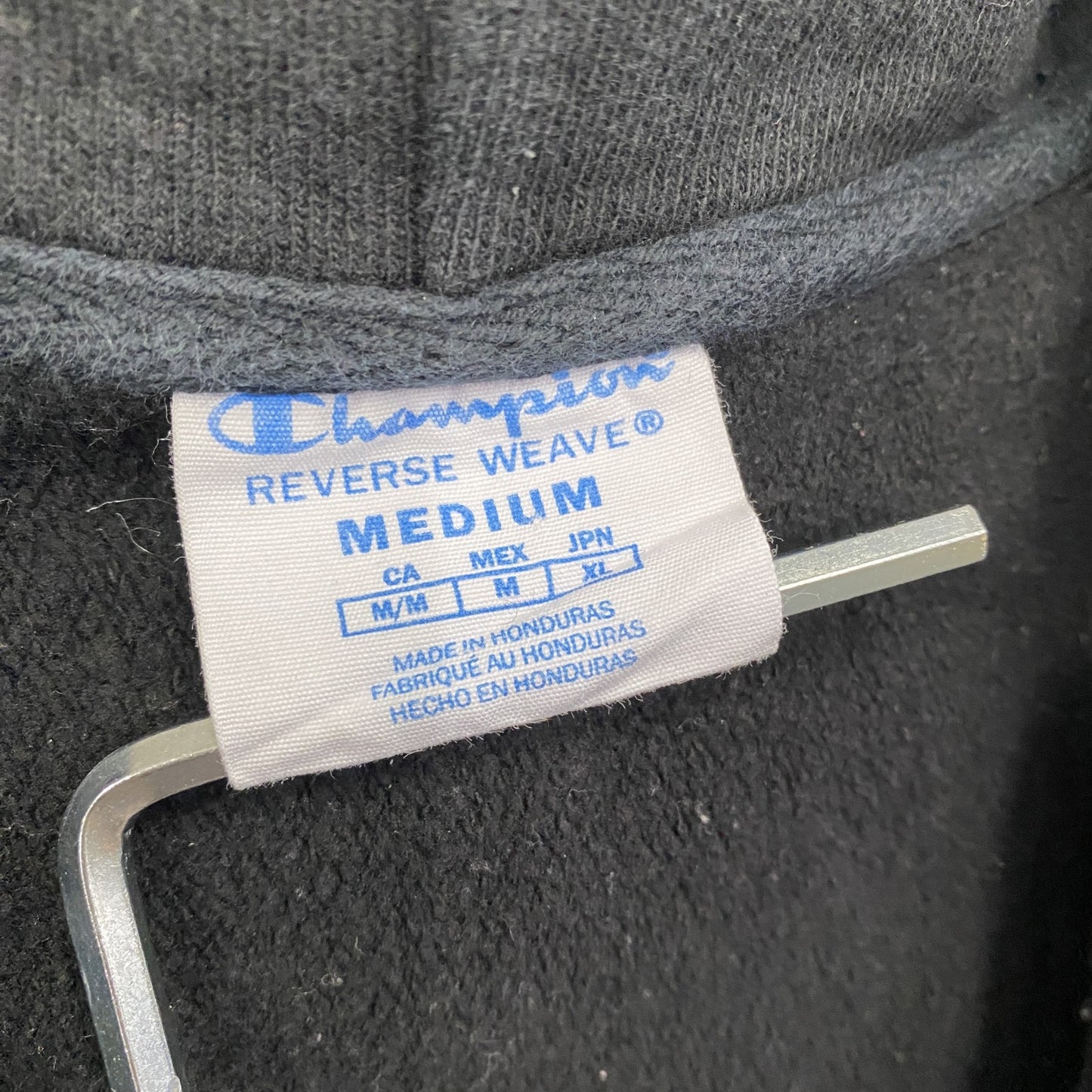 Champion　チャンピオン　リバースウィーブ　フルジップスウェットパーカー/フーディー　黒　ブラック　Mサイズ