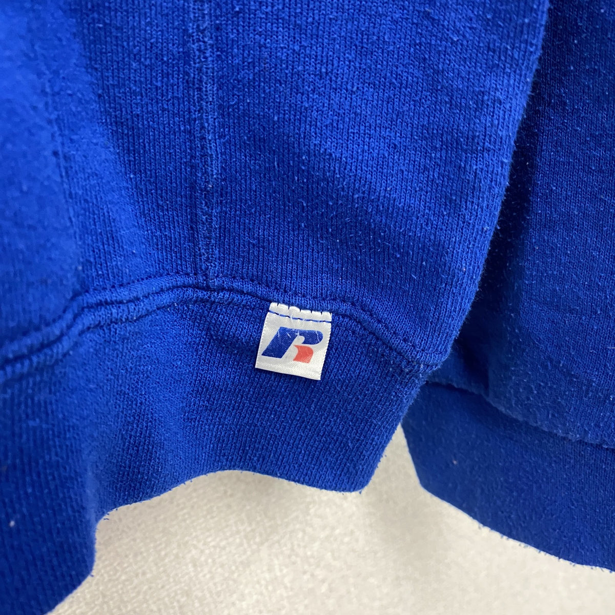 00s　RUSSELL　ラッセル　スウェットパーカー/フーディー　ヴィンテージ　青　ブルー　Lサイズ　古着