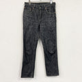 Levi's　リーバイス　505　ブラックデニムパンツ/ジーンズ　ジップフライ　インディゴ　黒　ブラック　29サイズ メンズ コットン ポリウレタン 古着