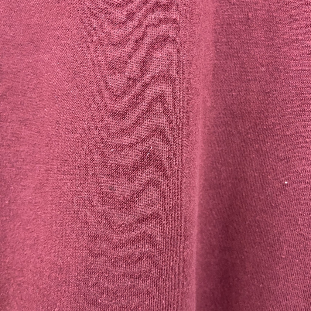半袖プリントTシャツ　90s　十字架　鳩　赤　レッド　シングルステッチ　春夏服　レトロデザイン　Lサイズ　　ヴィンテージ　古着