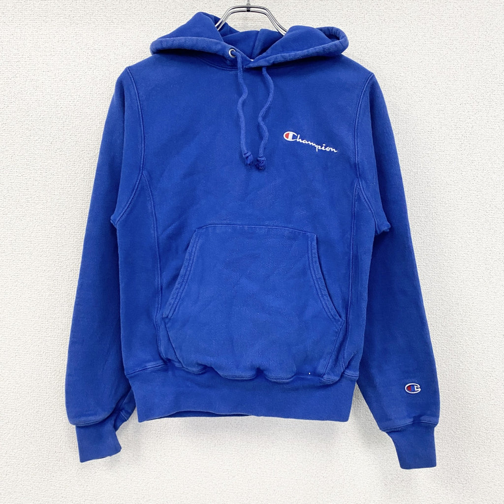 Champion　チャンピオン　リバースウィーブ　スウェットパーカー/フーディー　青　ブルー　XSサイズ　古着