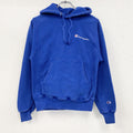 Champion　チャンピオン　リバースウィーブ　スウェットパーカー/フーディー　青　ブルー　XSサイズ　古着