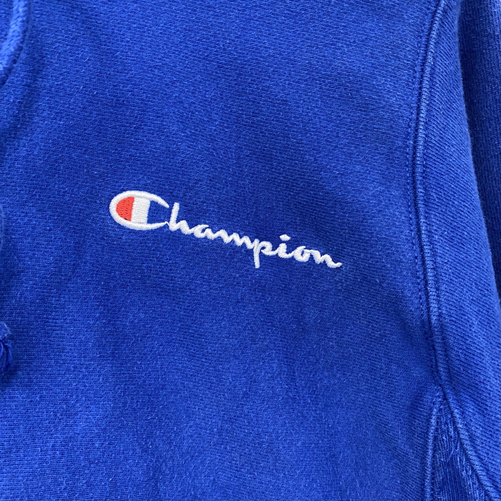 Champion　チャンピオン　リバースウィーブ　スウェットパーカー/フーディー　青　ブルー　XSサイズ　古着