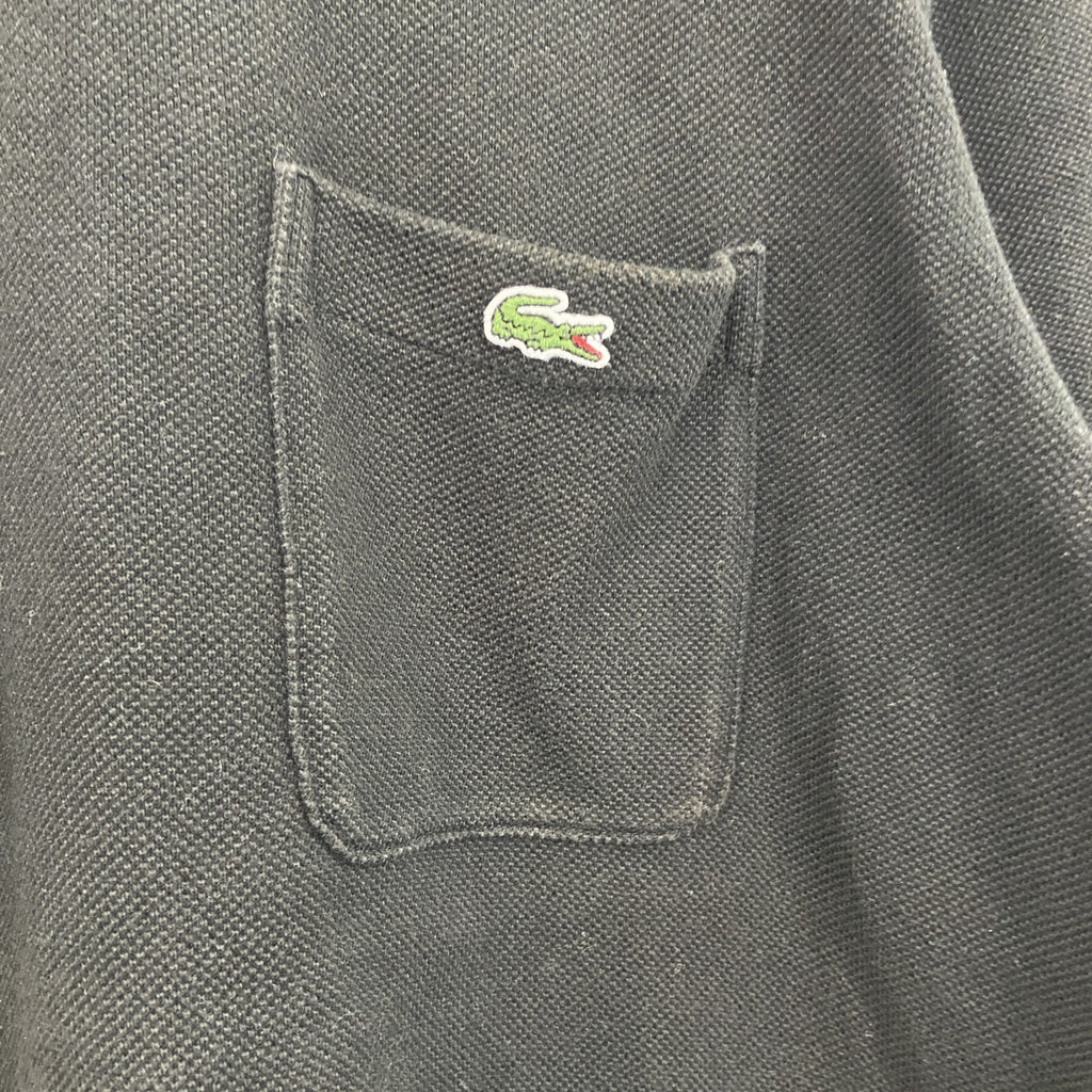 LACOSTE　ラコステ　半袖Tシャツ　黒　ブラック　Sサイズ　　古着