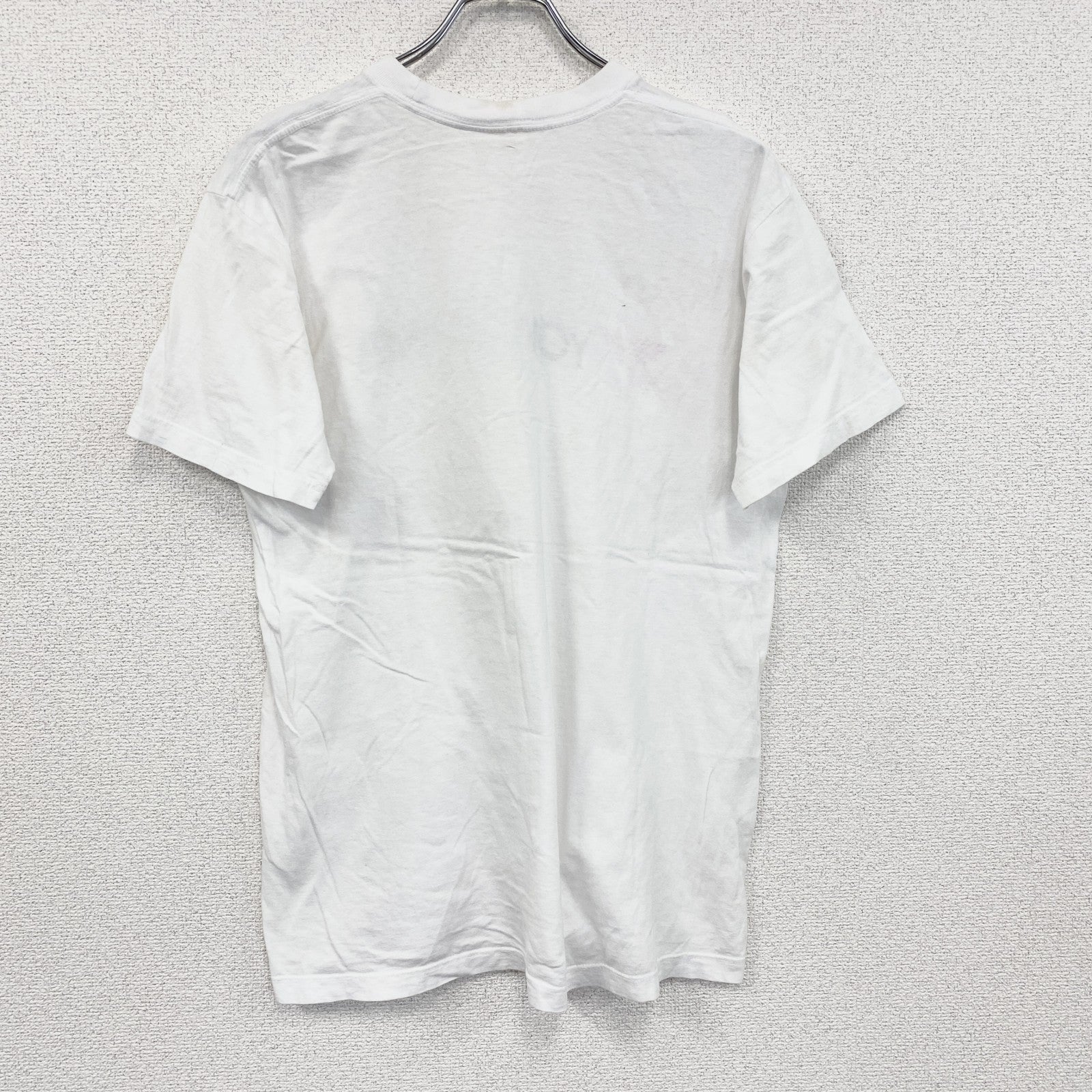 YOKOHAMA　ヨコハマタイヤ　半袖プリントTシャツ　企業ロゴ　白　ホワイト　古着