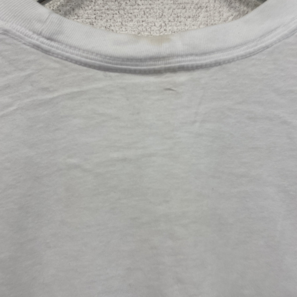 YOKOHAMA　ヨコハマタイヤ　半袖プリントTシャツ　企業ロゴ　白　ホワイト　古着