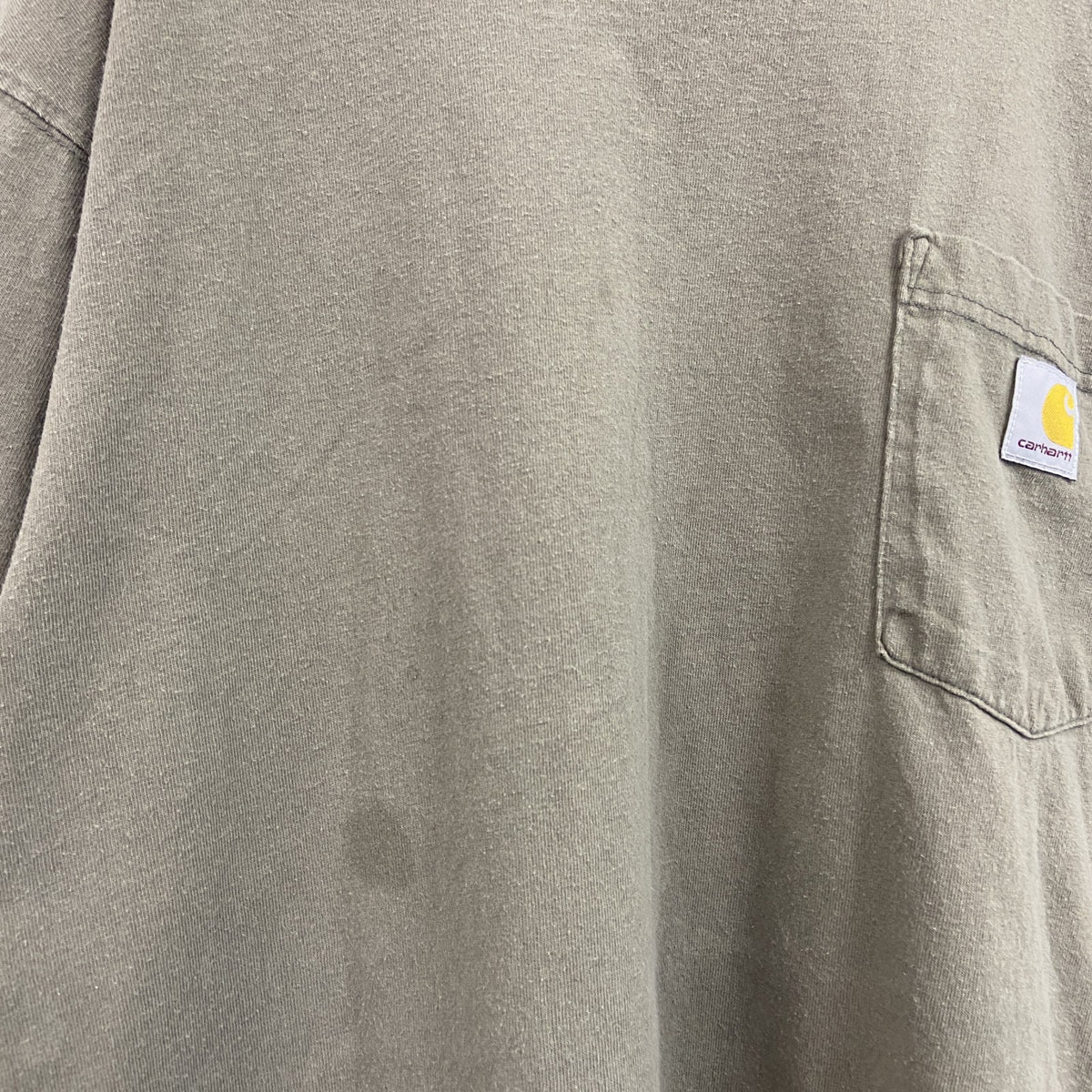 Carhart　カーハート　半袖Tシャツ　カーキ　Lサイズ カットソー メンズ コットン 古着