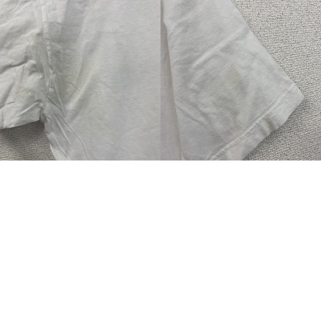 YOKOHAMA　ヨコハマタイヤ　半袖プリントTシャツ　企業ロゴ　白　ホワイト　古着