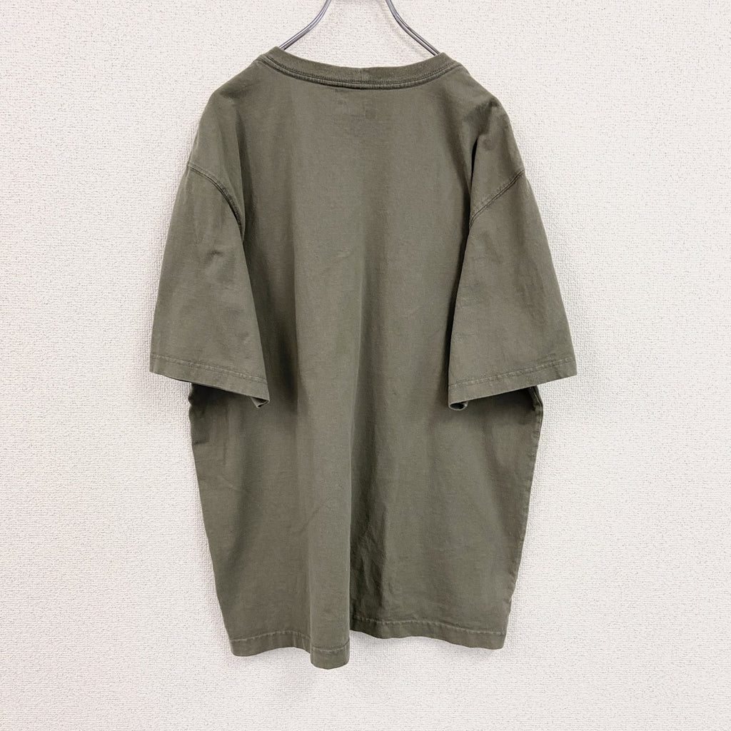 Carhart　カーハート　半袖Tシャツ　カーキ　Lサイズ カットソー メンズ コットン 古着