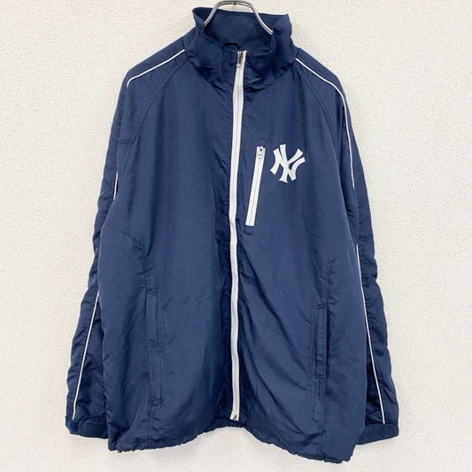 GENUINE MERCHANDISE　New York Yankees　ニューヨークヤンキース　フルジップジャケット　紺　ネイビー　Lサイズ