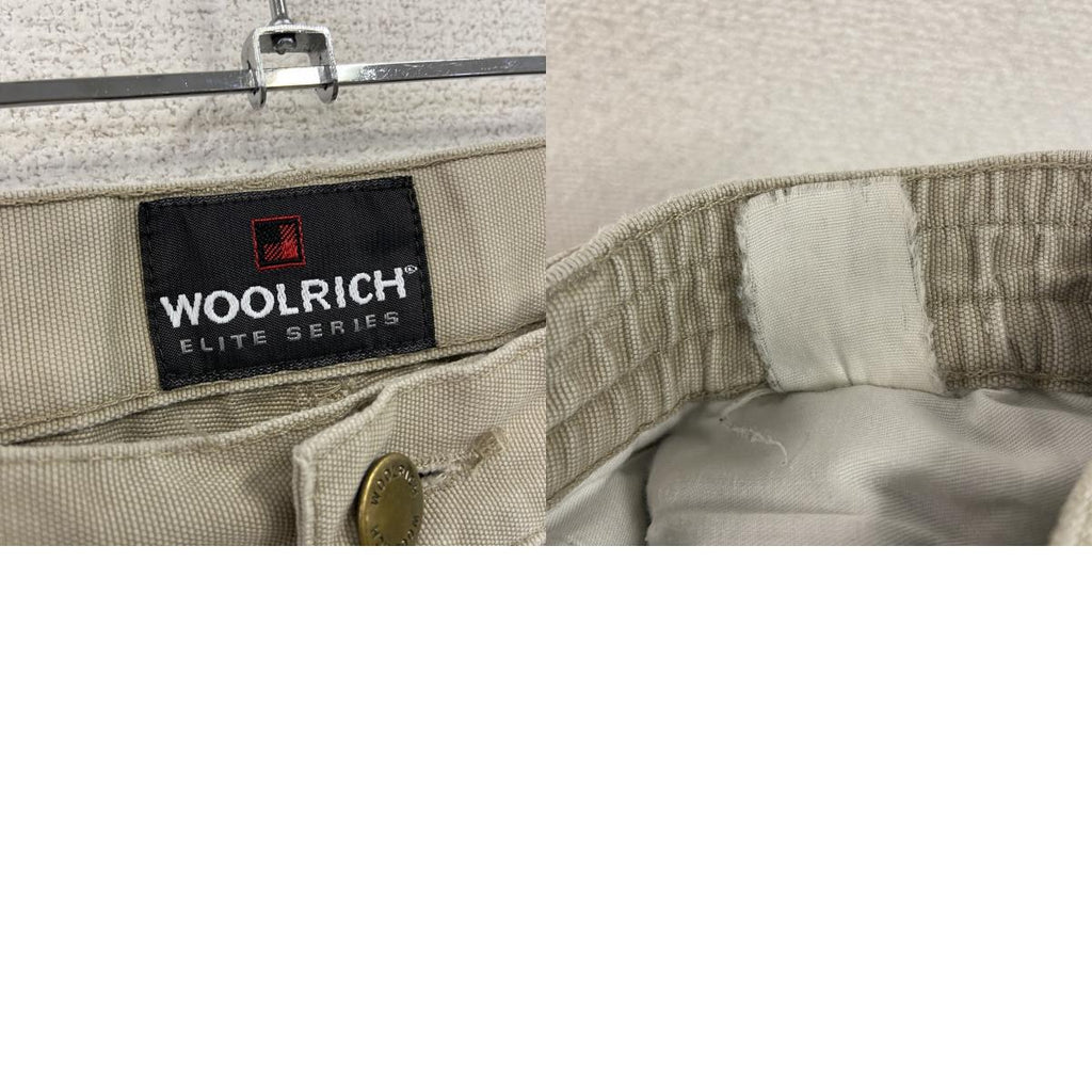 WOOLRICH　ウールリッチ　カーゴパンツ　ジップフライ　ベージュ ミリタリーパンツ メンズ 古着