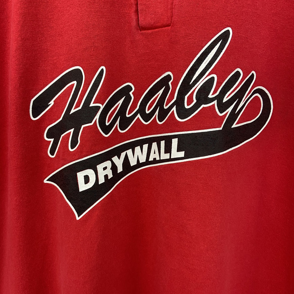 COTTON DELUXE　半袖プリントTシャツ　US製　90s　赤　レッド　シングルステッチ　クルーネック　2XLサイズ　　ヴィンテージ　古着