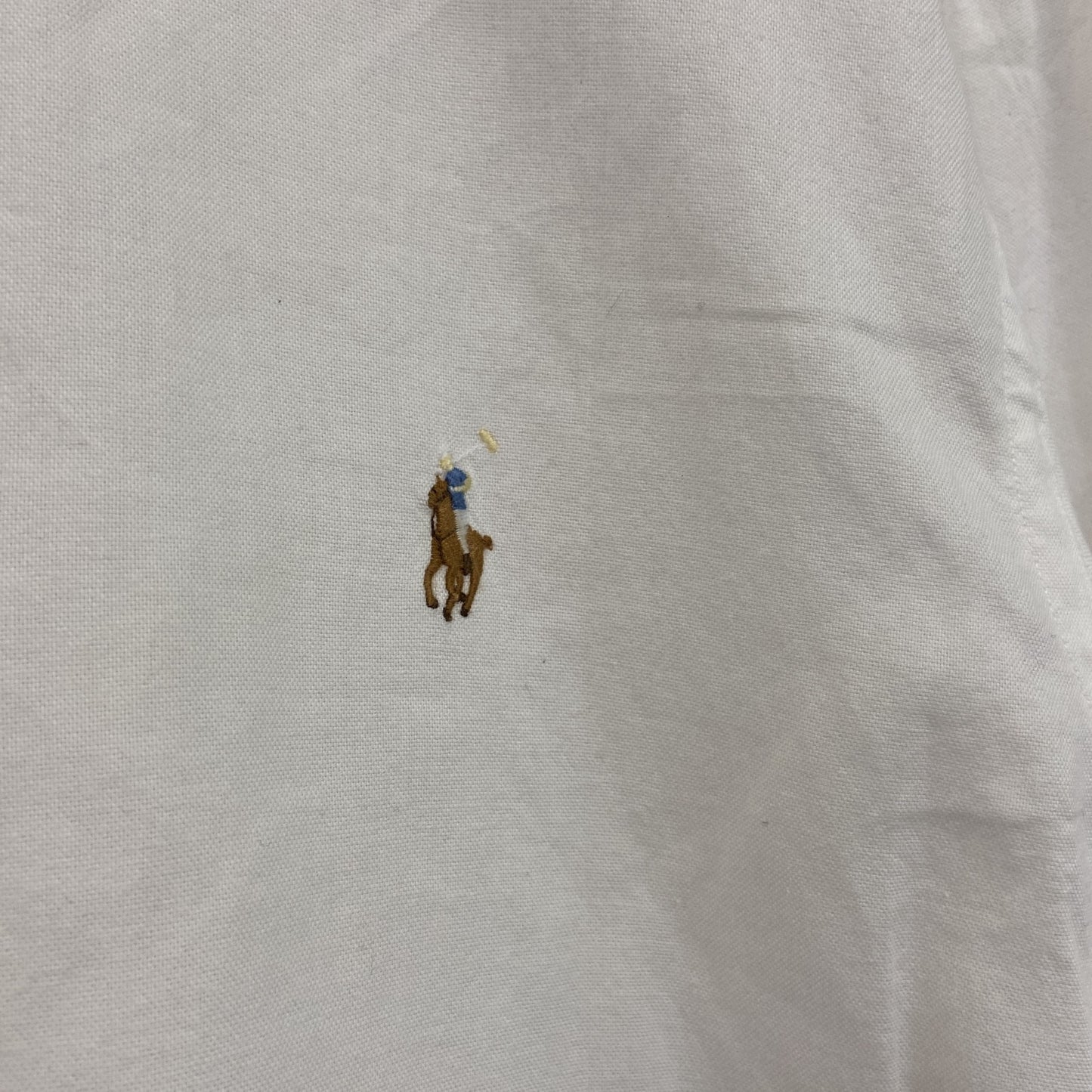 Ralph Lauren　ラルフローレン　半袖シャツ　ボタンダウンシャツ　白　ホワイト　Mサイズ