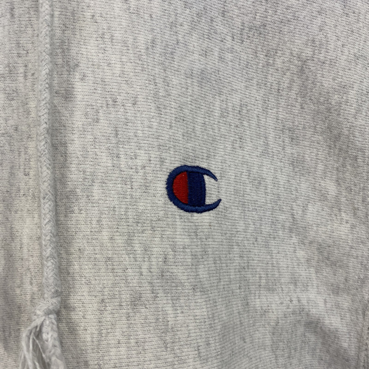 Champion　チャンピオン　リバースウィーブ　スウェットパーカー/フーディー　霜降りグレー　XSサイズ トレーナー スウェットトップス フード付き 古着