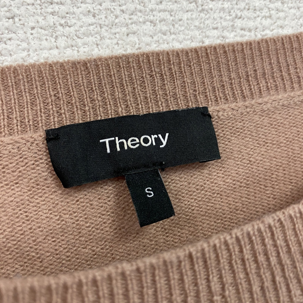 Theory　セオリー　ウールニットセーター　ピンク　Sサイズ　古着