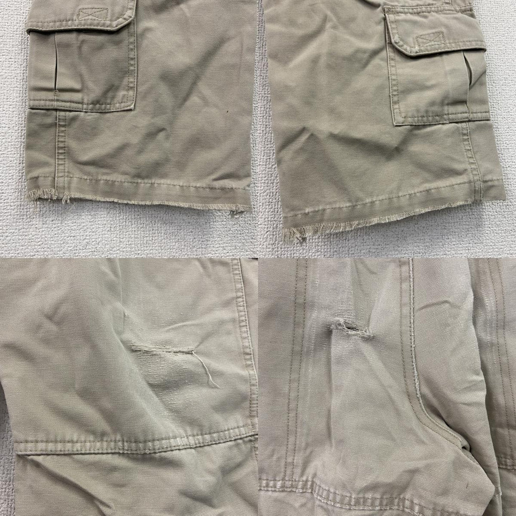 WOOLRICH　ウールリッチ　カーゴパンツ　ジップフライ　ベージュ ミリタリーパンツ メンズ 古着