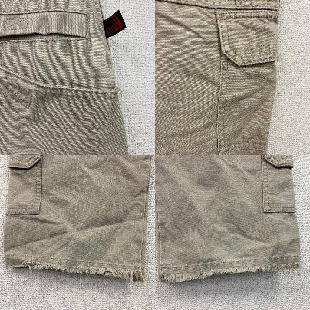 WOOLRICH　ウールリッチ　カーゴパンツ　ジップフライ　ベージュ ミリタリーパンツ メンズ 古着