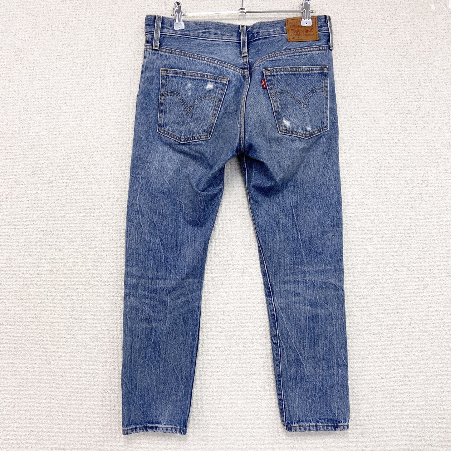Levi’s　リーバイス　501　デニムパンツ/ダメージジーンズ　ジップフライ　インディゴ　W25サイズ